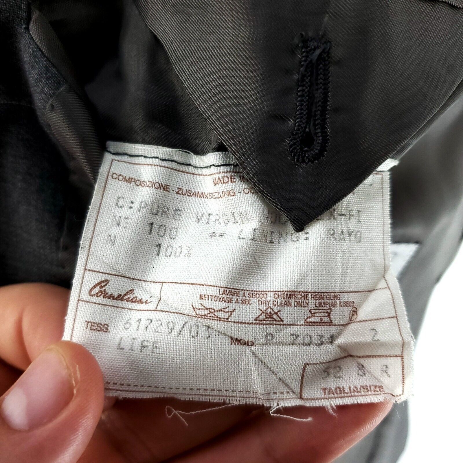 Corneliani Corneliani Linea Sartoria Barneys Wool 2 Button Blazer 40R G Size 40R - 10 Thumbnail