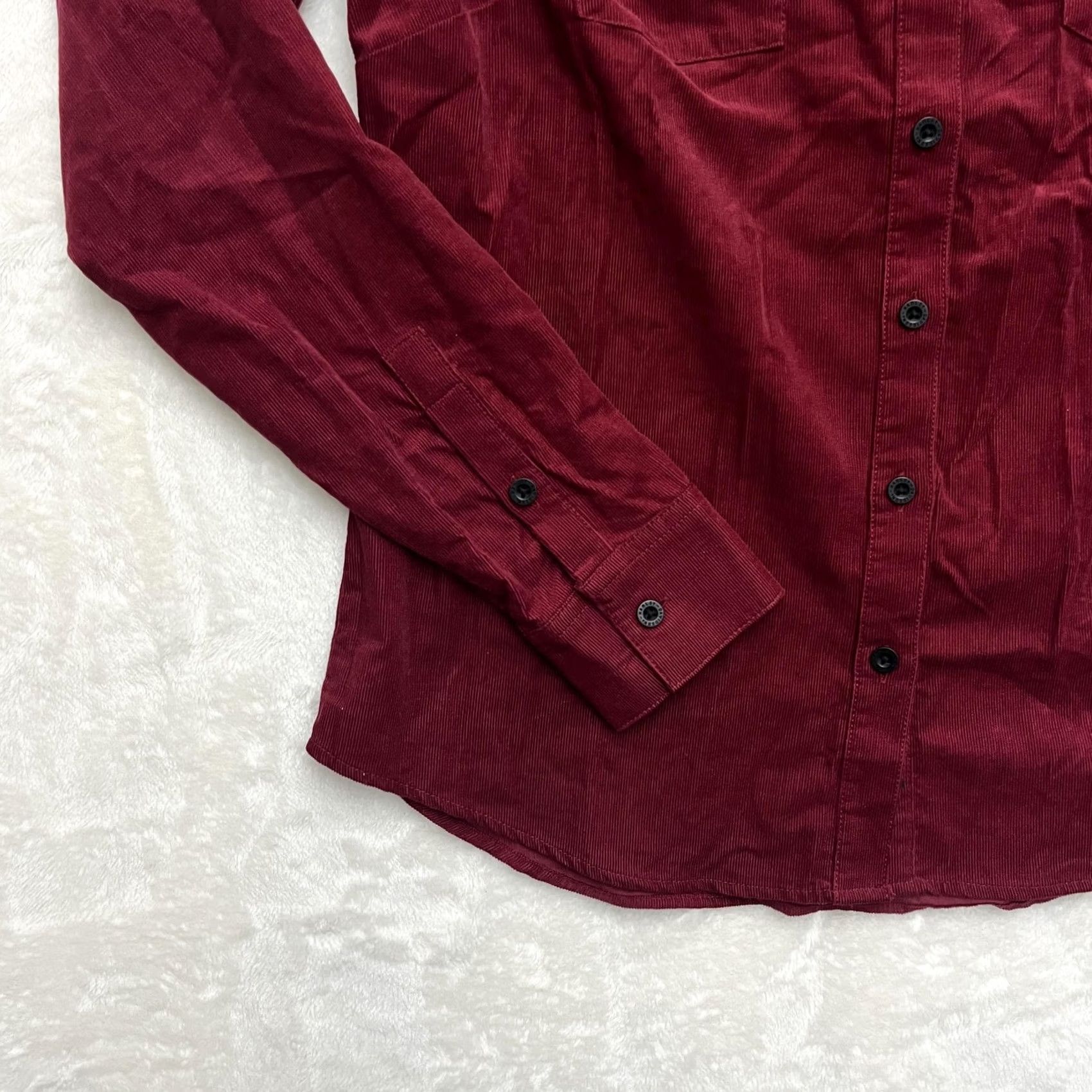Harley Davidson Harley-Davidson Shirt Womens Small Red Corduroy Button Up Western Embroidered Size S / US 4 / IT 40 - 7 Thumbnail