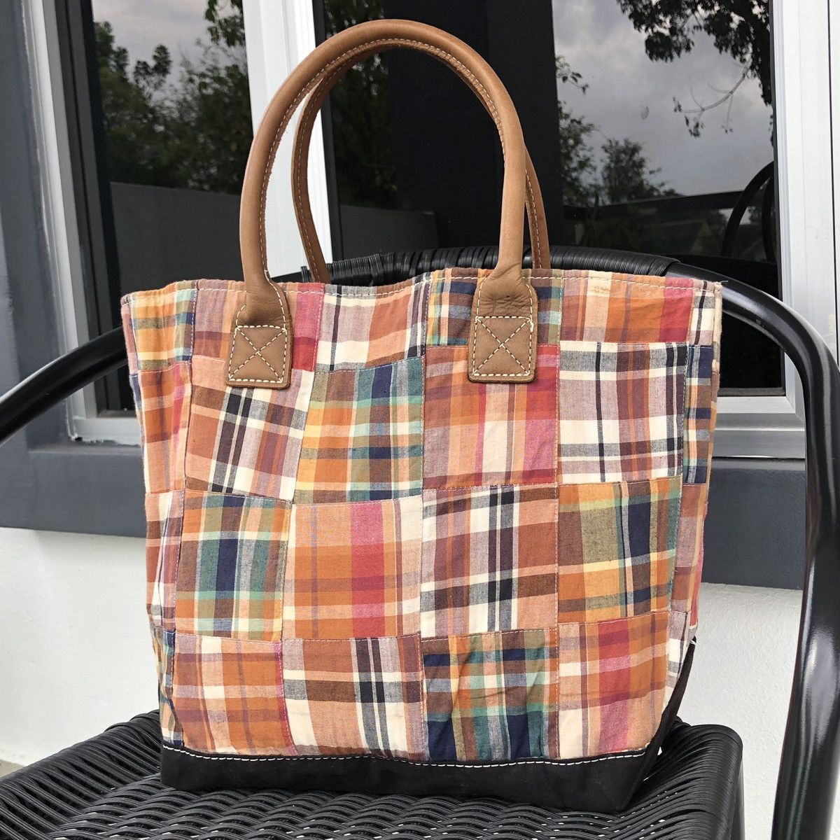 L.L. Bean Vintage L.L.Bean Leather Trim Tote Bag Size ONE SIZE - 4 Thumbnail