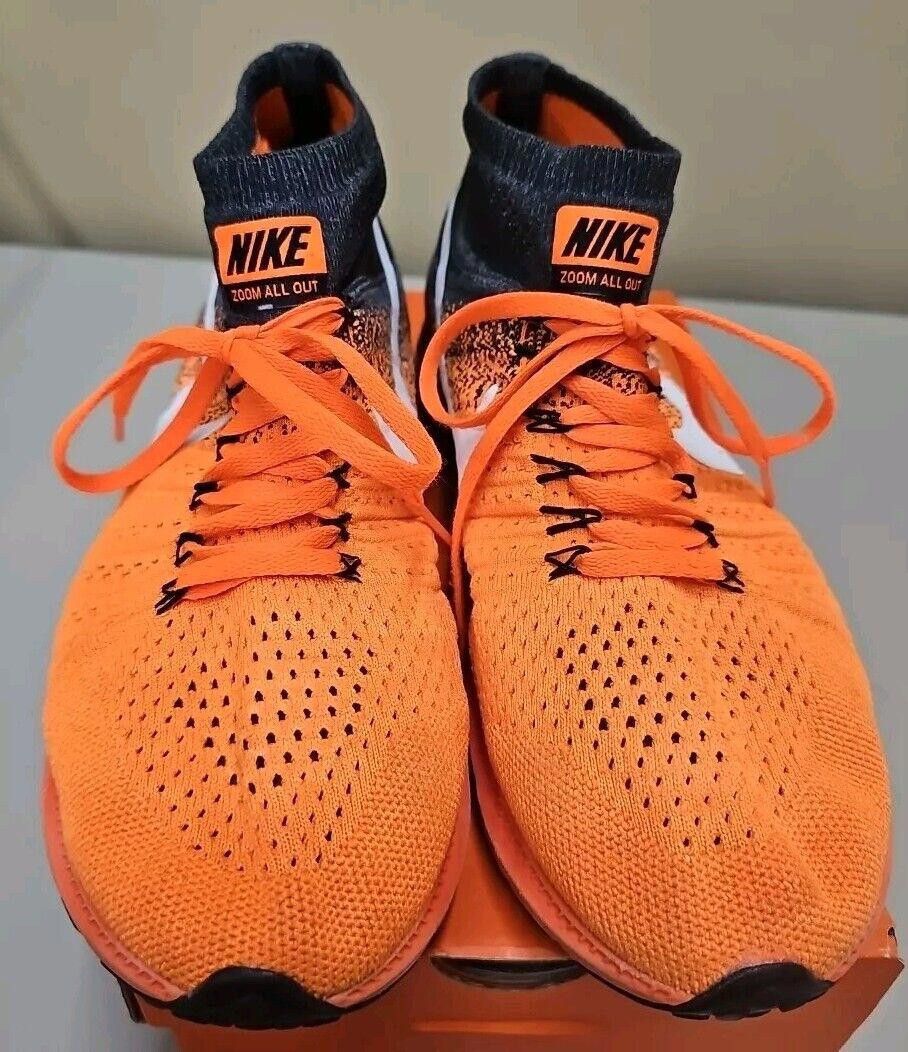 Nike Nike Air Zoom All Out Flyknit Total Orange 2016 Size 9.5 Size US 9.5 / EU 42-43 - 2 Thumbnail