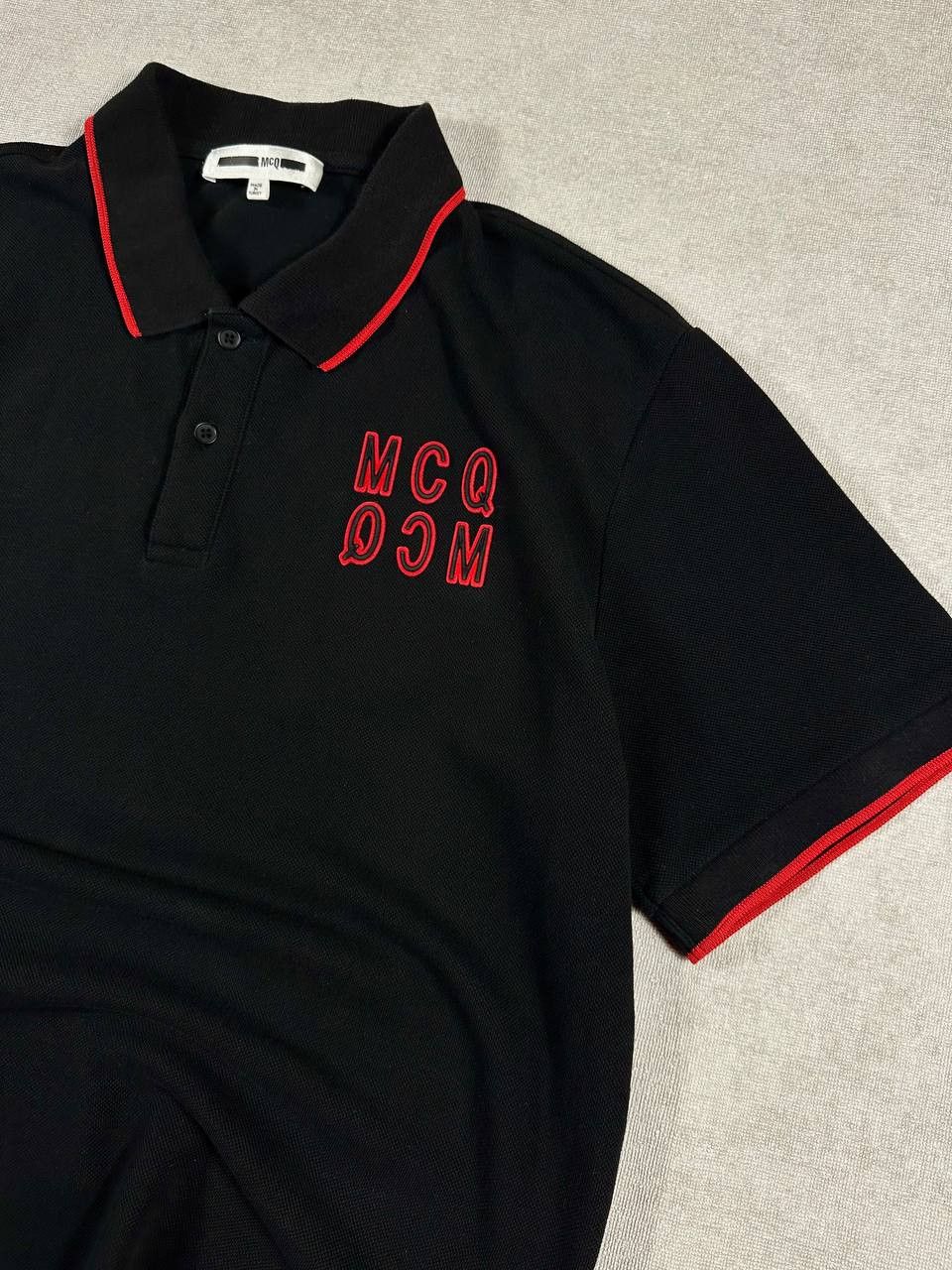 MCQ McQ Alexander McQueen Swallow Embroidered Polo Shirt Size US L / EU 52-54 / 3 - 2 Thumbnail