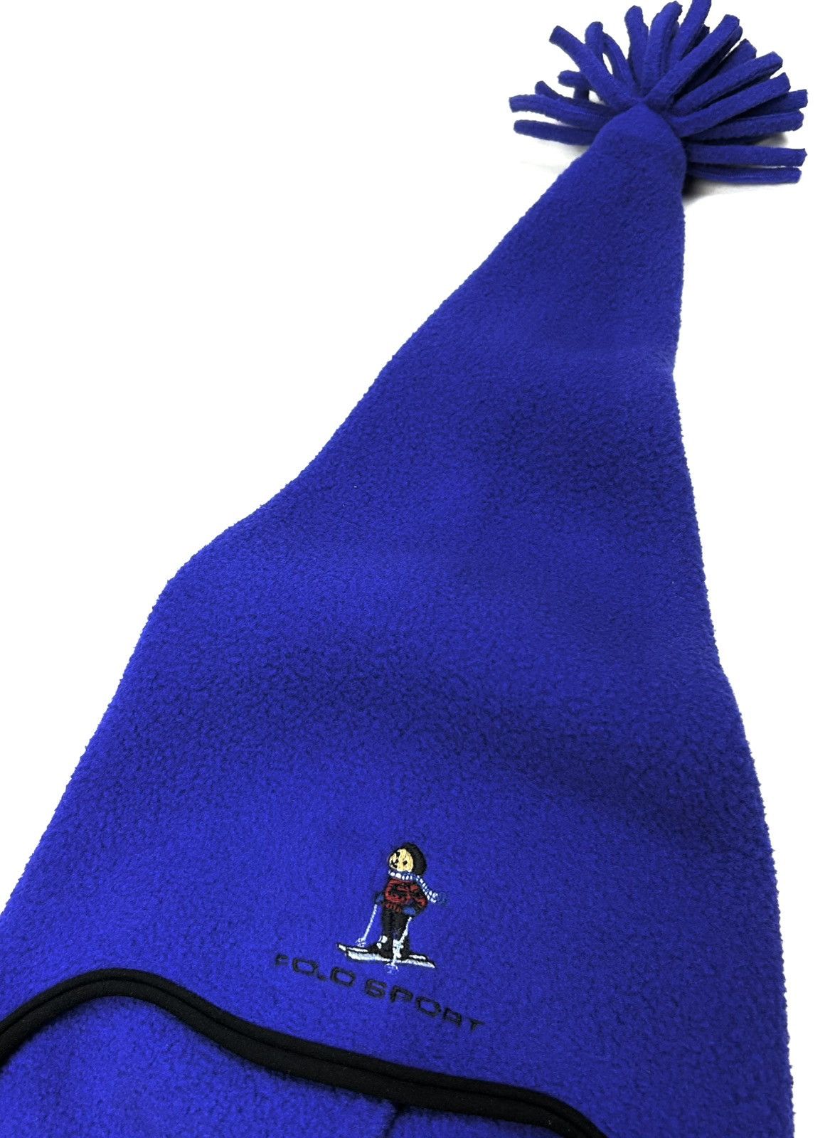 Ralph Lauren 90s Polo Bear Ralph Lauren Fleece Tassel Hat USA Vintage Size ONE SIZE - 5 Thumbnail