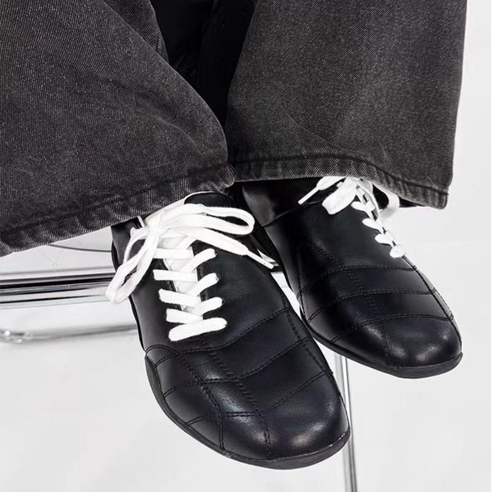 Quilted Leather Sport Sneakers