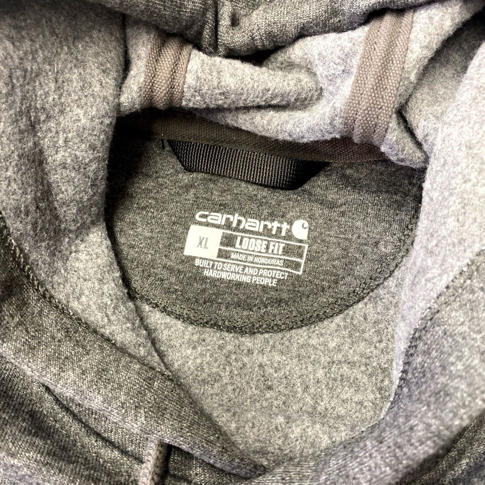 Carhartt Carhartt Hoodie Loose Fit Logo Sleeve Mens XL Gray Pullover Pockets Heavyweight Logo Outdoor Classic Size US XL / EU 56 / 4 - 3 Thumbnail