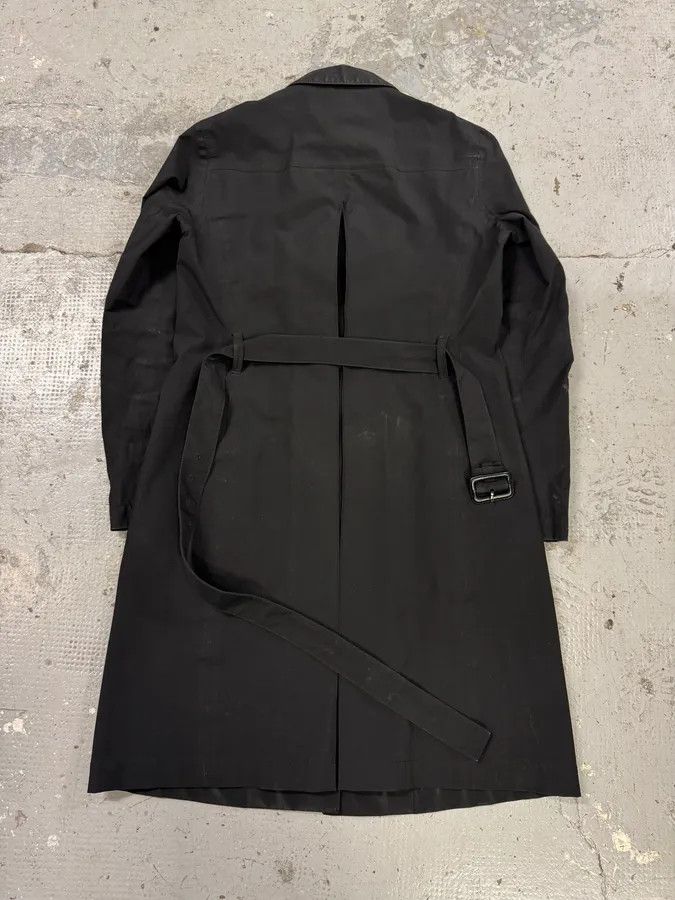 Prada 2000s Prada Black Trench Raincoat Jacket Size M / US 6-8 / IT 42-44 - 6 Thumbnail