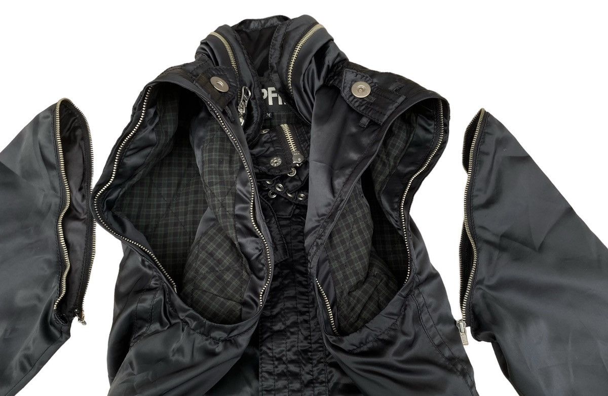 PPFM PPFM Black Sateen Parachute Rider Jacket Size US M / EU 48-50 / 2 - 12 Thumbnail