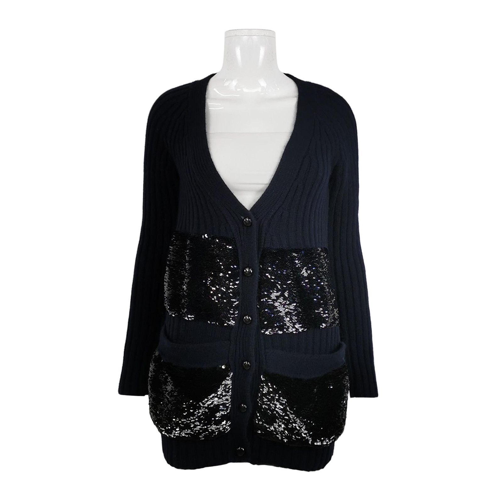 Louis Vuitton Louis Vuitton Sequin Cashmere Cardigan XS Size XS / US 0-2 / IT 36-38 - 1 Thumbnail