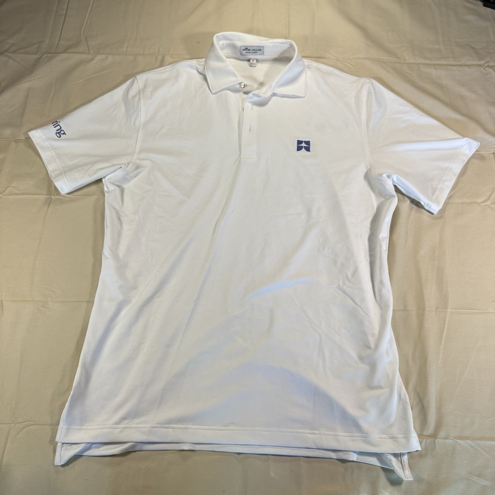 Peter Millar Peter Millar Summer Comfort All spring White Polo Men M Size US M / EU 48-50 / 2 - 2 Thumbnail