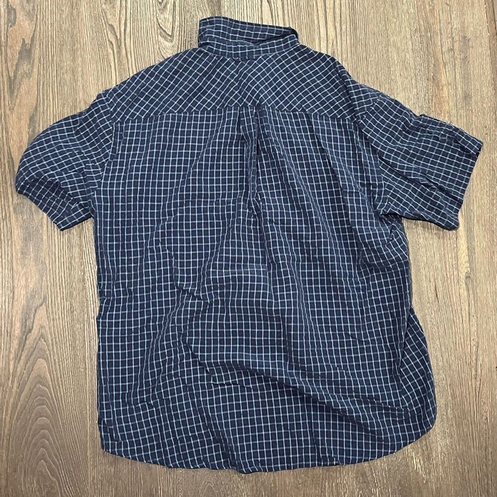 Tommy Hilfiger Tommy Hilfiger Shirt Button Down Checked Short Sleeve XL Size US XL / EU 56 / 4 - 6 Thumbnail