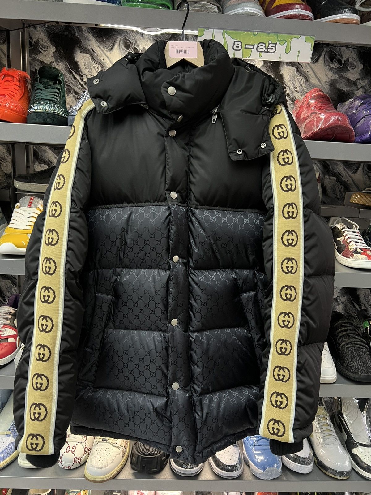 Gucci Gucci GG Jacquard Nylon Padded Coat Size US M / EU 48-50 / 2 - 1 Thumbnail