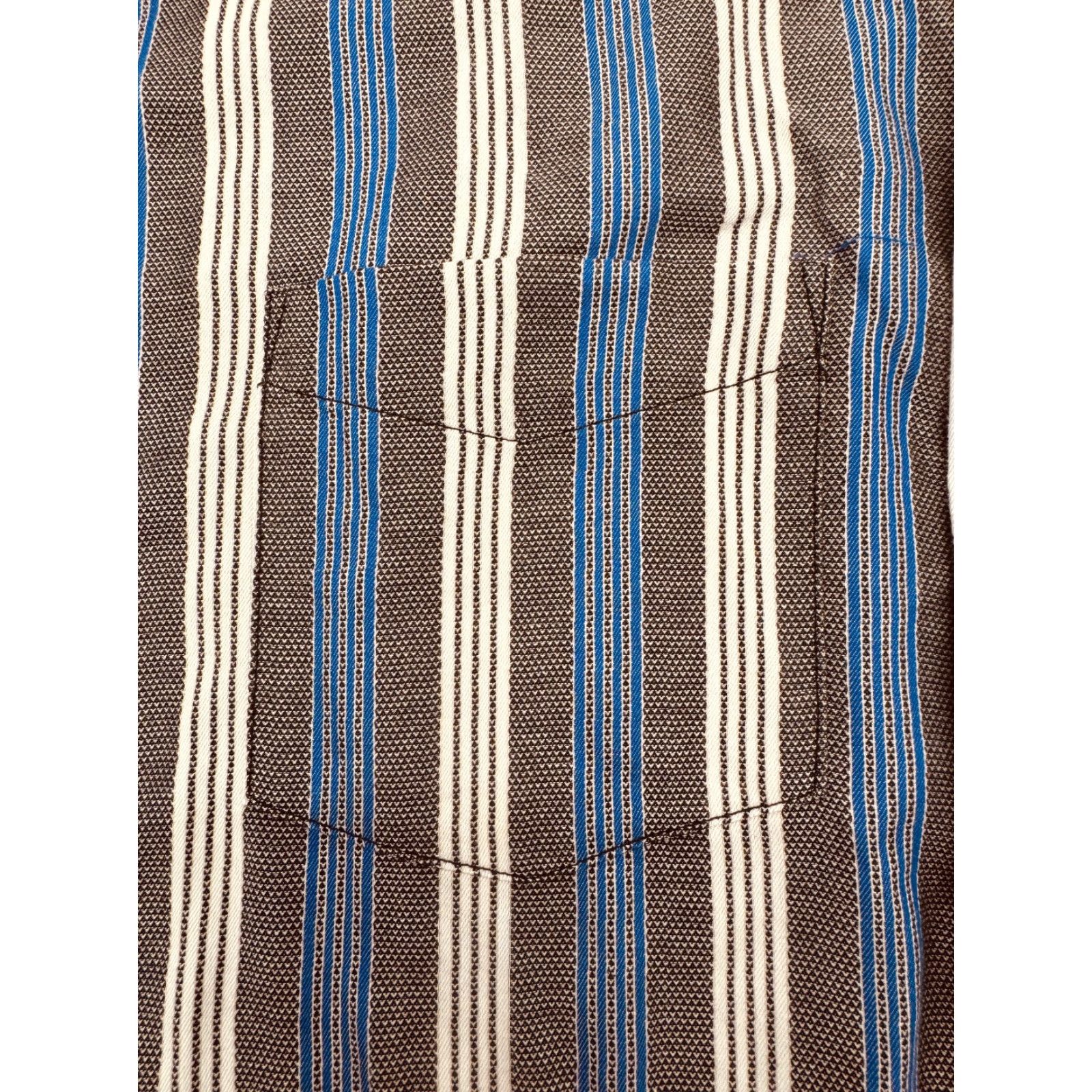 Tasso Elba Tasso Elba Shirt Mens XL Long Sleeve Button-Up Cotton Striped 100% Cotton Multicolor Modern Classic Size US XL / EU 56 / 4 - 3 Thumbnail