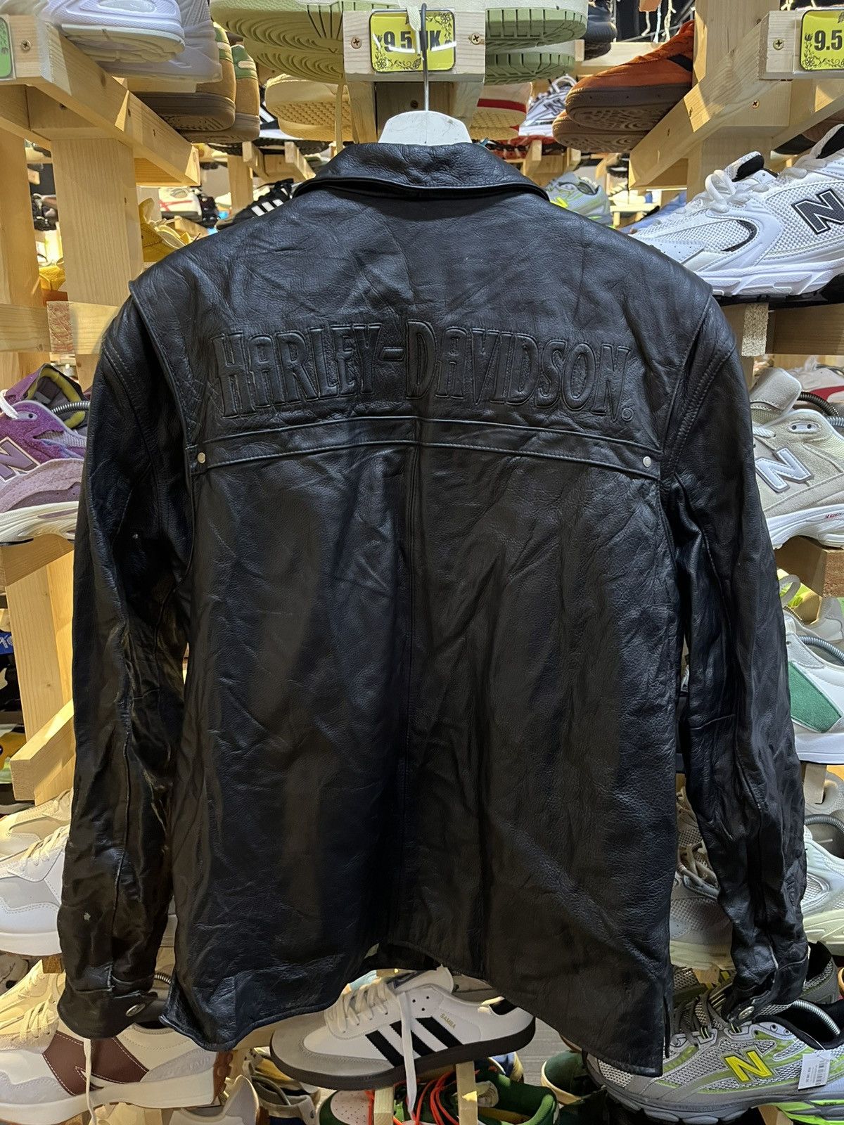Harley Davidson × Vintage Harley Davidson Leather Jacket!! Size US M / EU 48-50 / 2 - 14 Thumbnail