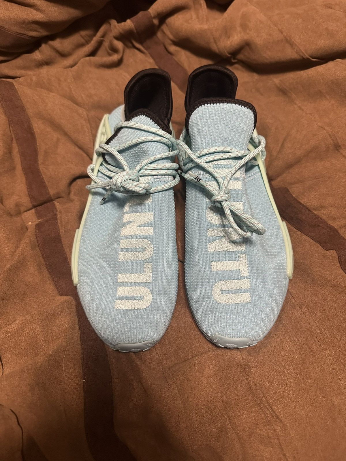 Adidas × Pharrell Size 10.5 - Men's Pharrell x adidas NMD Human Race Aqua Size US 10.5 / EU 43-44 - 2 Thumbnail