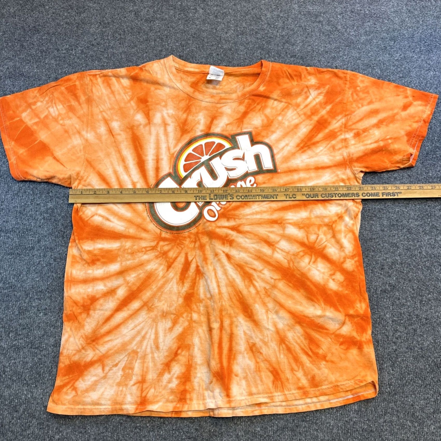 Logo 7 CRUSH SHIRT Mens ORANGE XL Tie Dye Casual LOGO SODA POP Retro Outdoor 2021 T-Shirt Men XL Orange Crush Logo 20s-90s Bevarage Pop Retro Size US XL / EU 56 / 4 - 4 Thumbnail