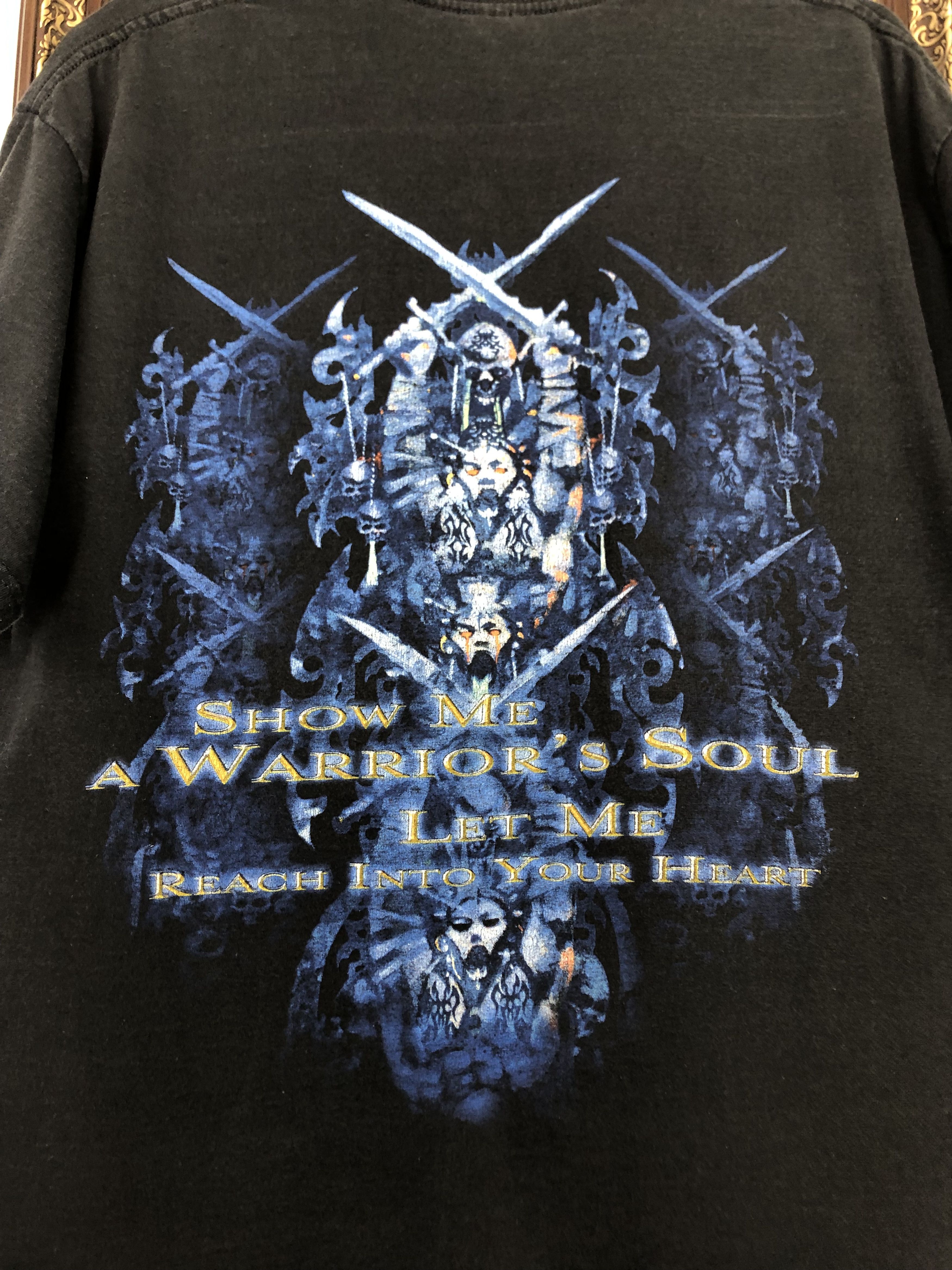 Band Tees Vintage DORO Band Shirt Warrior Soul Over Print Band Tee Size US M / EU 48-50 / 2 - 9 Thumbnail