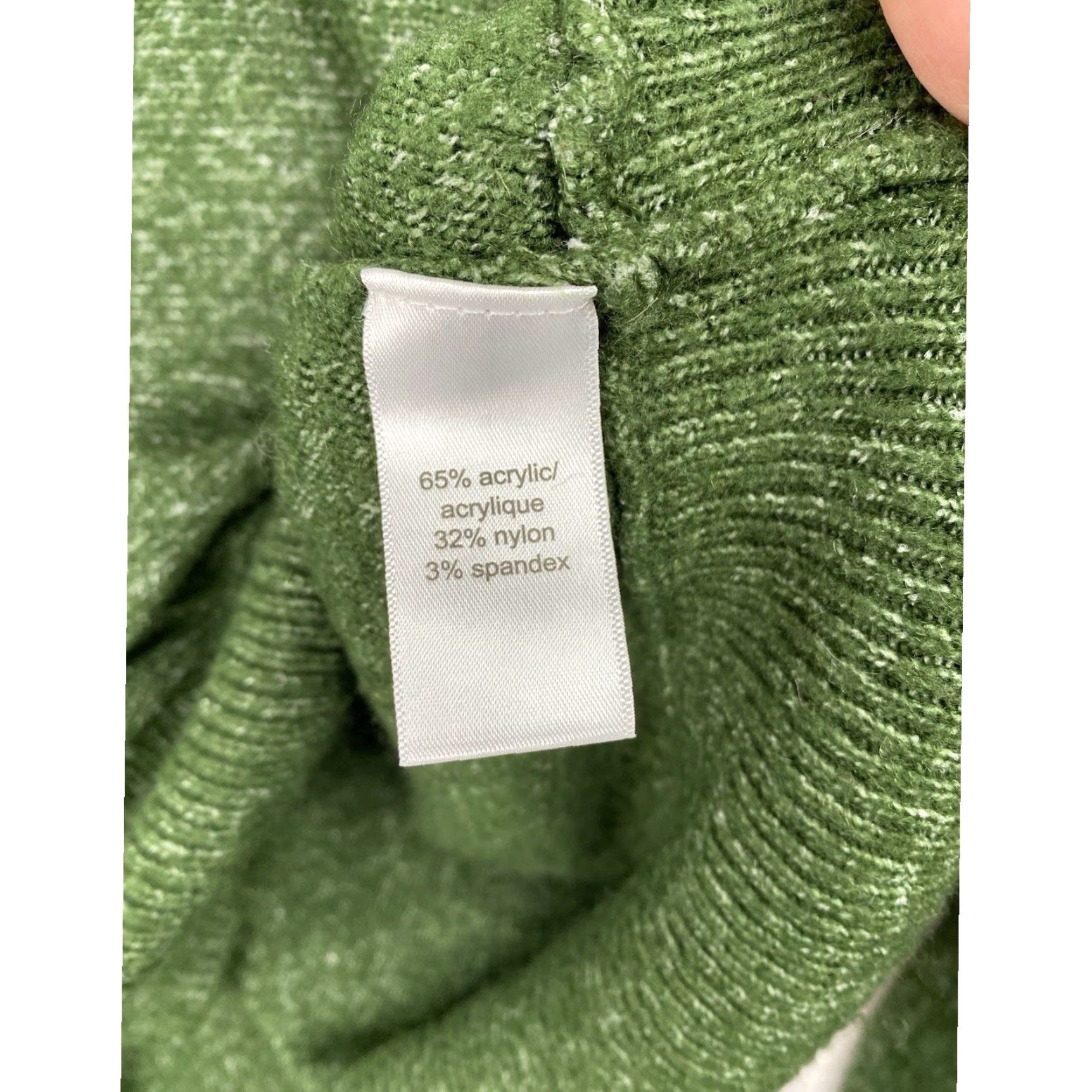 Vintage Maurices Sweater Womens 2XL Green Dolman 3/4 Sleeve Pullover Knit Stretchy Casual Classic Round Neck Shirt Men? Size XXL / US 16-18 / IT 52-54 - 6 Thumbnail