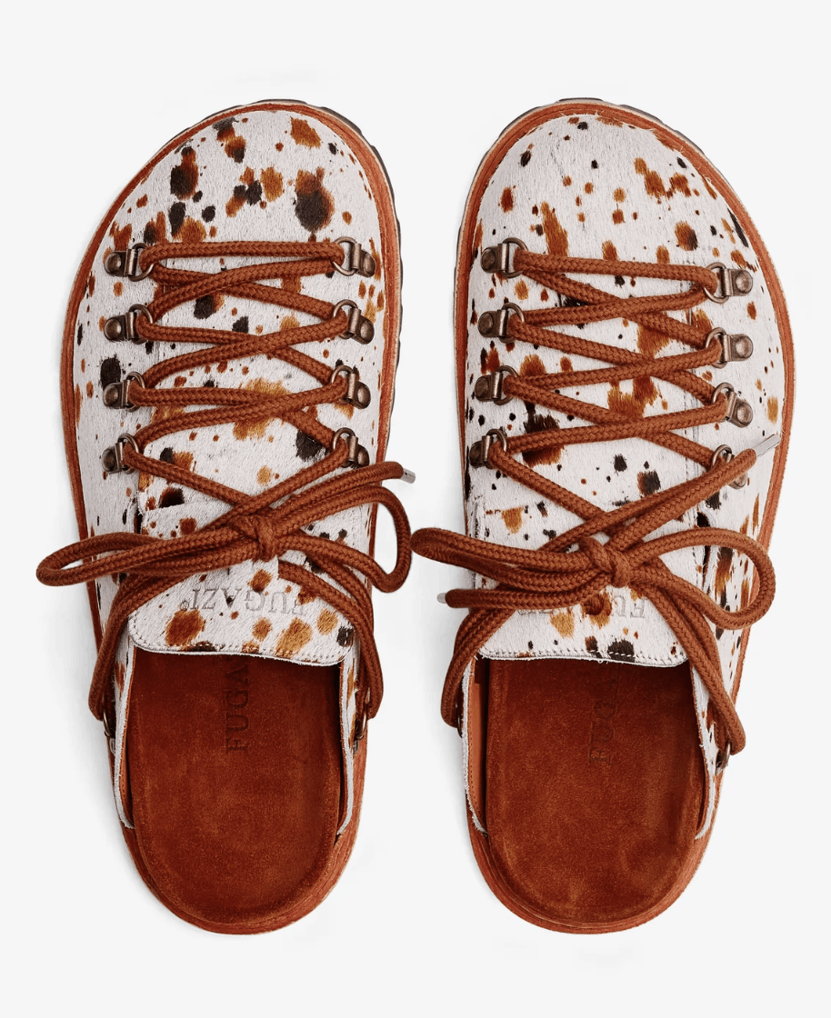 Fugazi Men's Tibet Hiking Mule Spotted Pony Hair