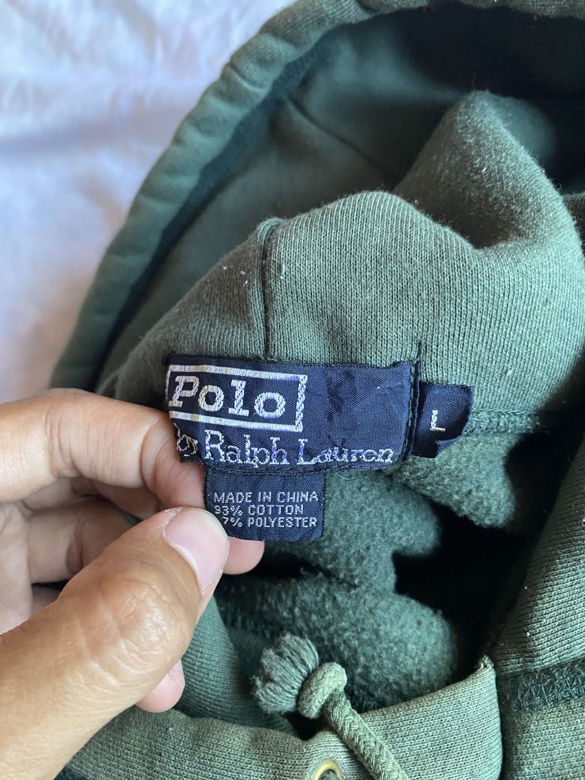 Polo Ralph Lauren vintage polo bear ralph lauren hoodie Size US L / EU 52-54 / 3 - 4 Thumbnail