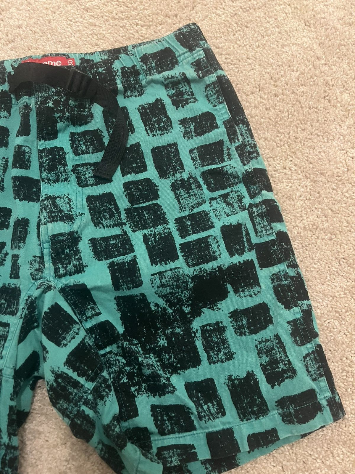 Supreme Supreme 2014 block print belted shorts Size US 30 / EU 46 - 2 Thumbnail