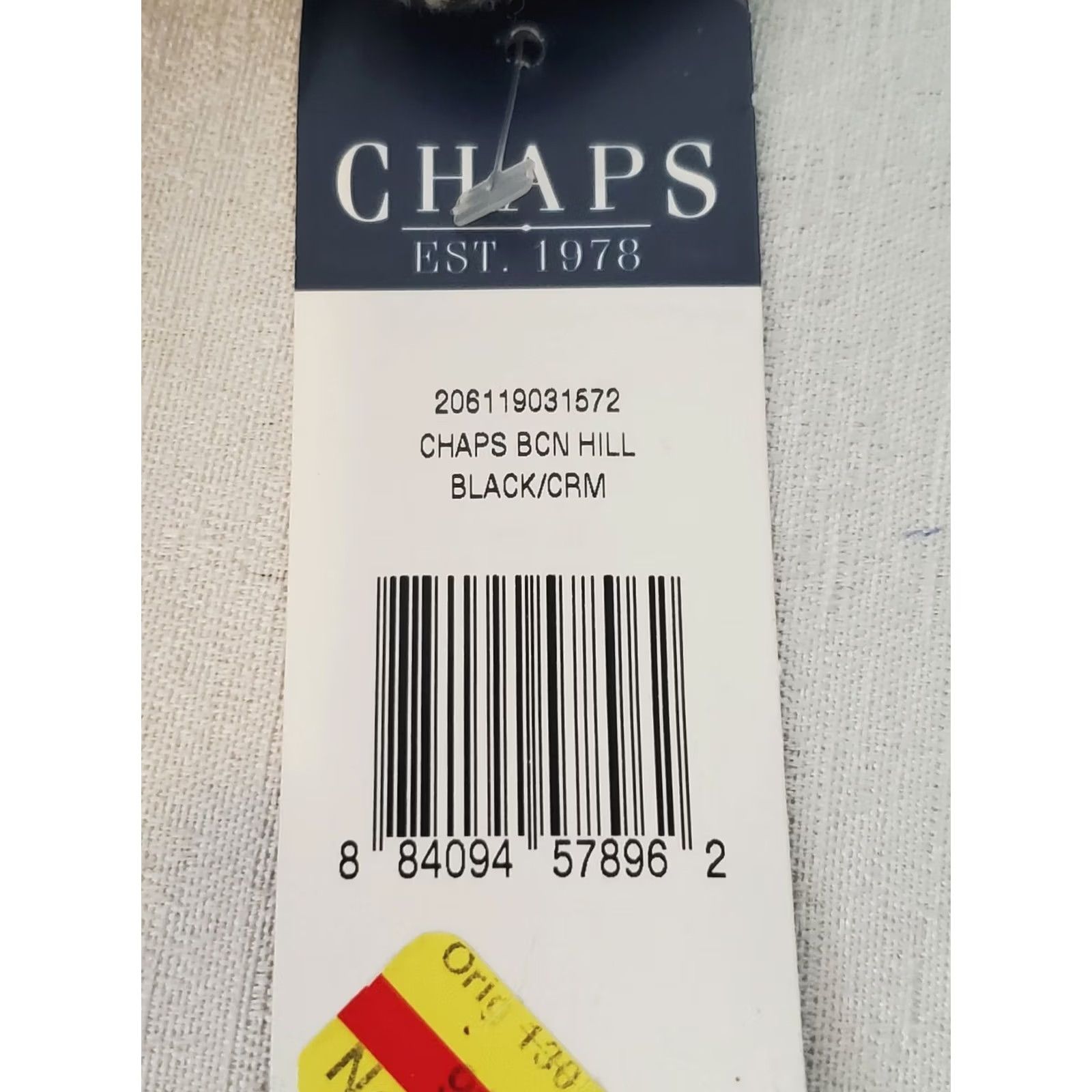 Chaps VINTAGE Chaps Suit Jacket Womens L Black and Cream Beacon Hill Wool Blend Blazer Herringbone Gold Buttons Women Size L / US 10 / IT 46 - 7 Thumbnail
