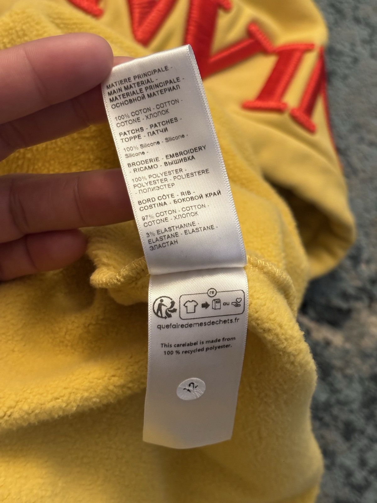 Lanvin Lanvin Embroidered Yellow Hoodie Size Large Flawless Size US L / EU 52-54 / 3 - 8 Thumbnail