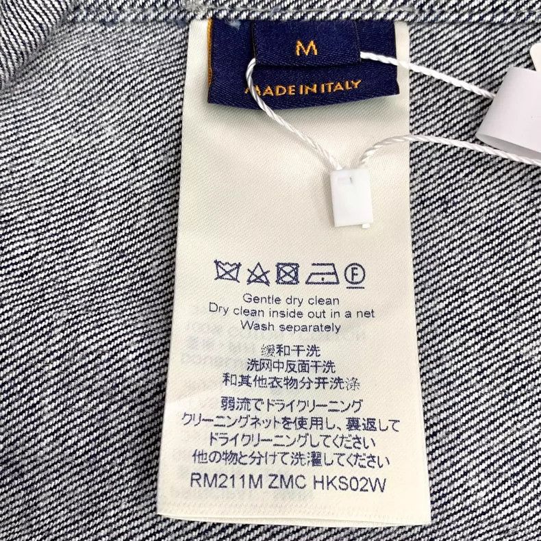 Louis Vuitton Louis Vuitton Blue TieDye Logo Short Sleeve Shirt-2506 Size US M / EU 48-50 / 2 - 6 Thumbnail