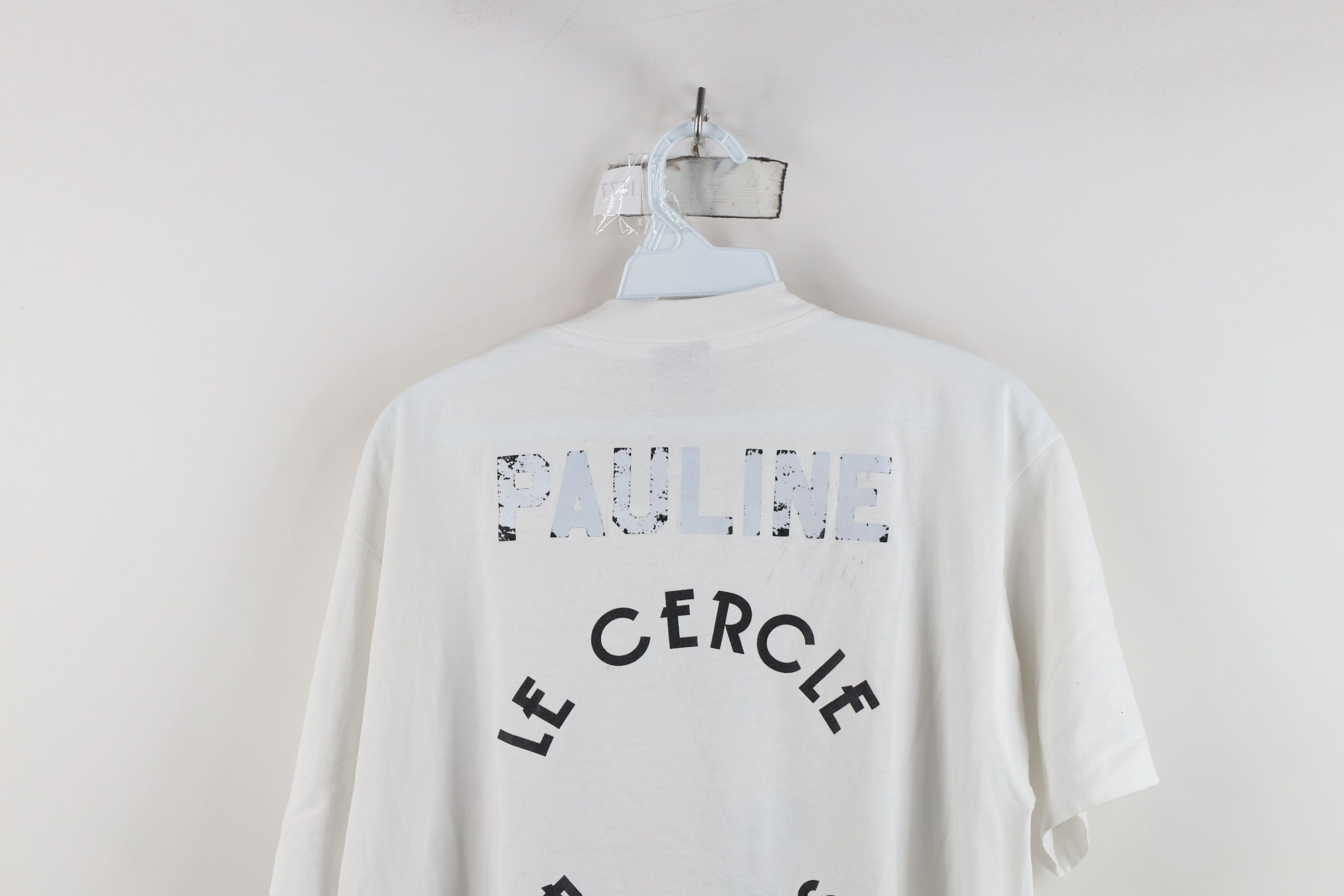 Vintage Vintage 90s Streetwear Francais French Club T-Shirt USA Size US L / EU 52-54 / 3 - 12 Thumbnail