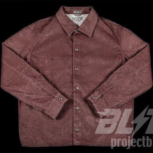 CHRISTIAN DIOR CACTUS JACK OVERSHIRT JACKET 50 DARK PINK