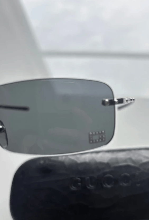 Gucci GUCCI Sunglasses GG1755 Shield Rimless 90s Wrap GG1188 Size ONE SIZE - 4 Thumbnail