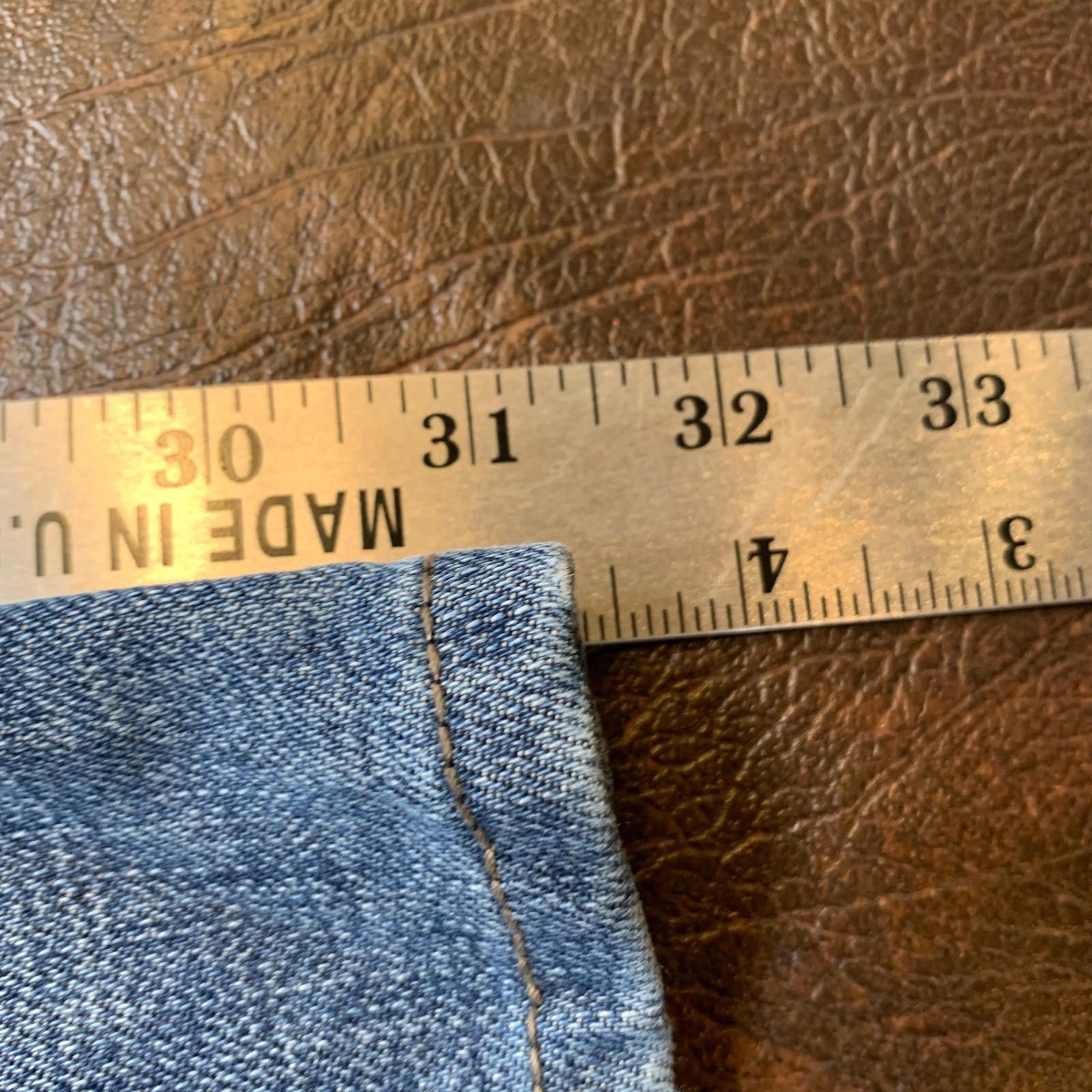 Gap Men’s Gap Green 1969 Zip Straight Leg 34x31 Jeans (334) Size US 34 / EU 50 - 10 Thumbnail