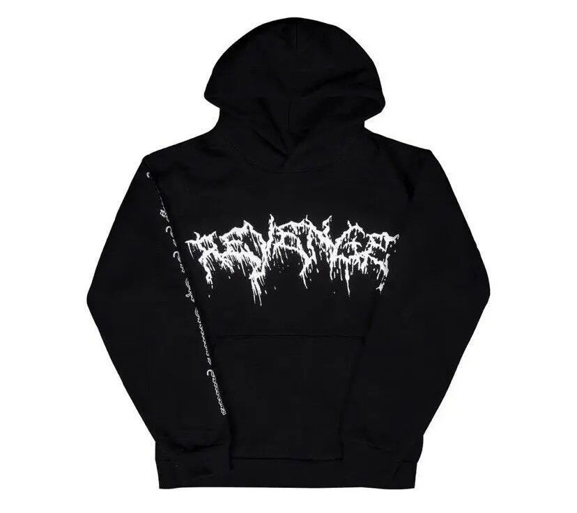Revenge Revenge Black Drip Lightning Logo Hoodie Size US M / EU 48-50 / 2 - 1 Thumbnail