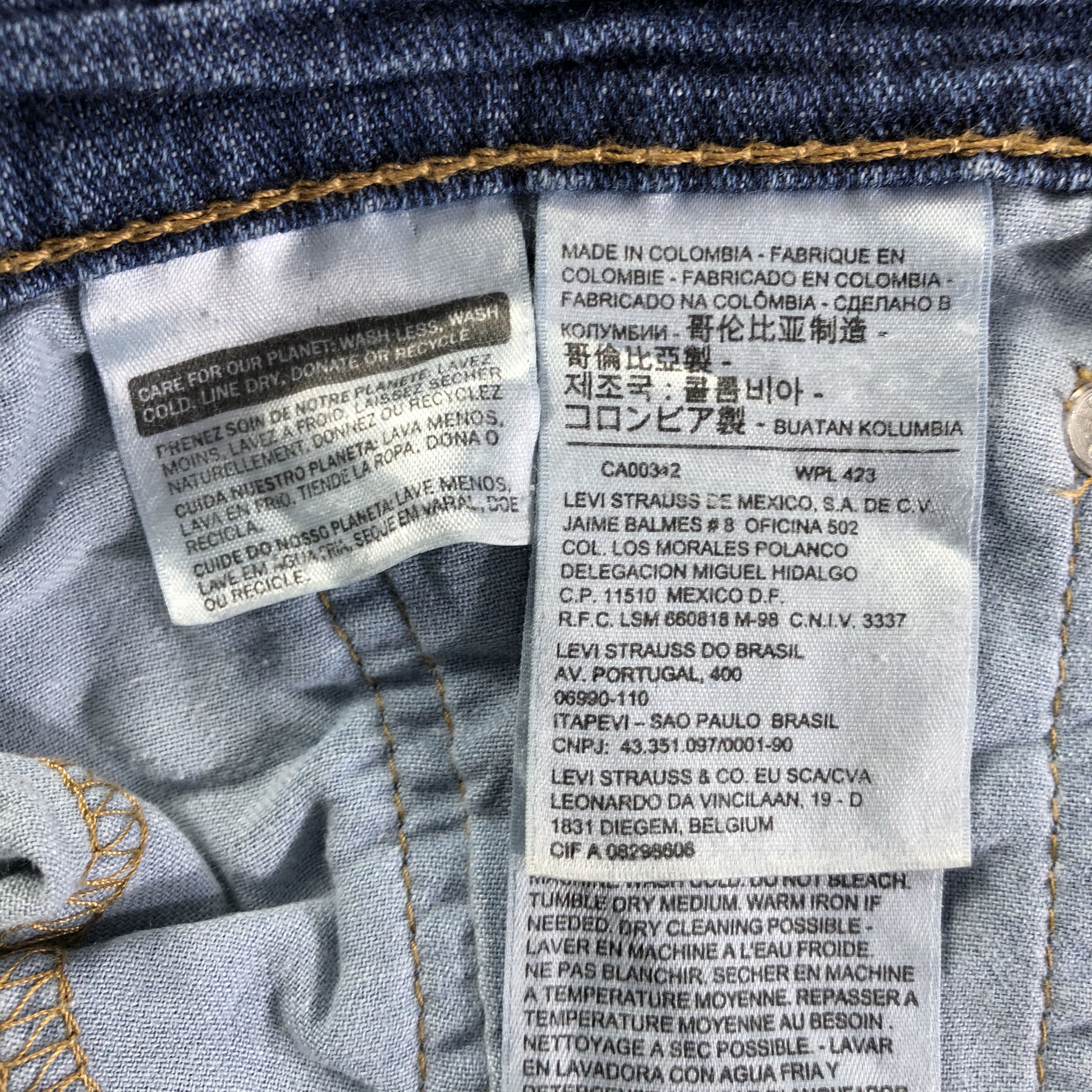 Levi's Vintage Blue Wash Levis 505 Jeans-J4287 Size US 34 / EU 50 - 9 Thumbnail