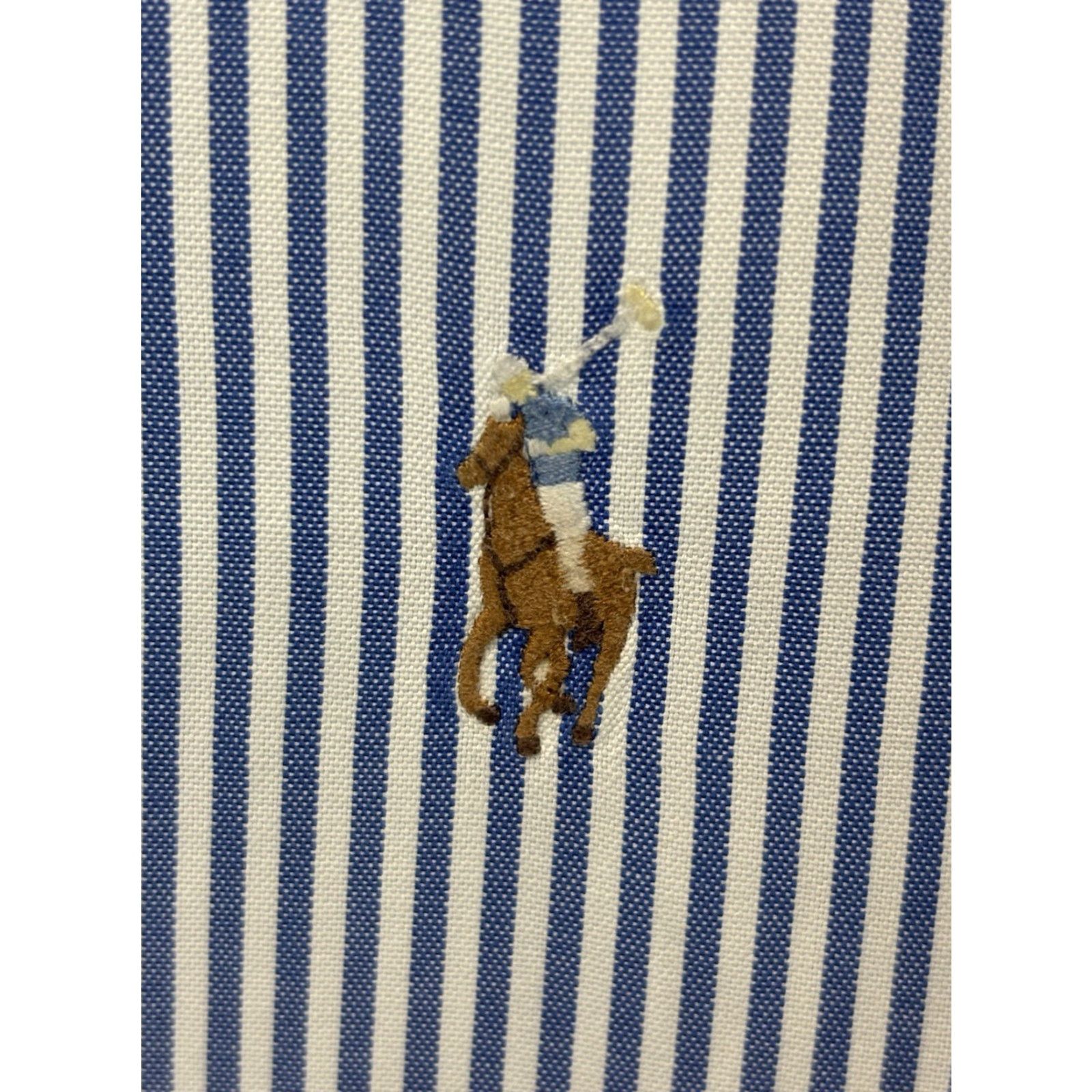 Ralph Lauren Ralph Lauren Mens 17 1/2 33 Striped Long Sleeve Button Up Shirt Yarmouth Pony Size US XXL / EU 58 / 5 - 3 Thumbnail