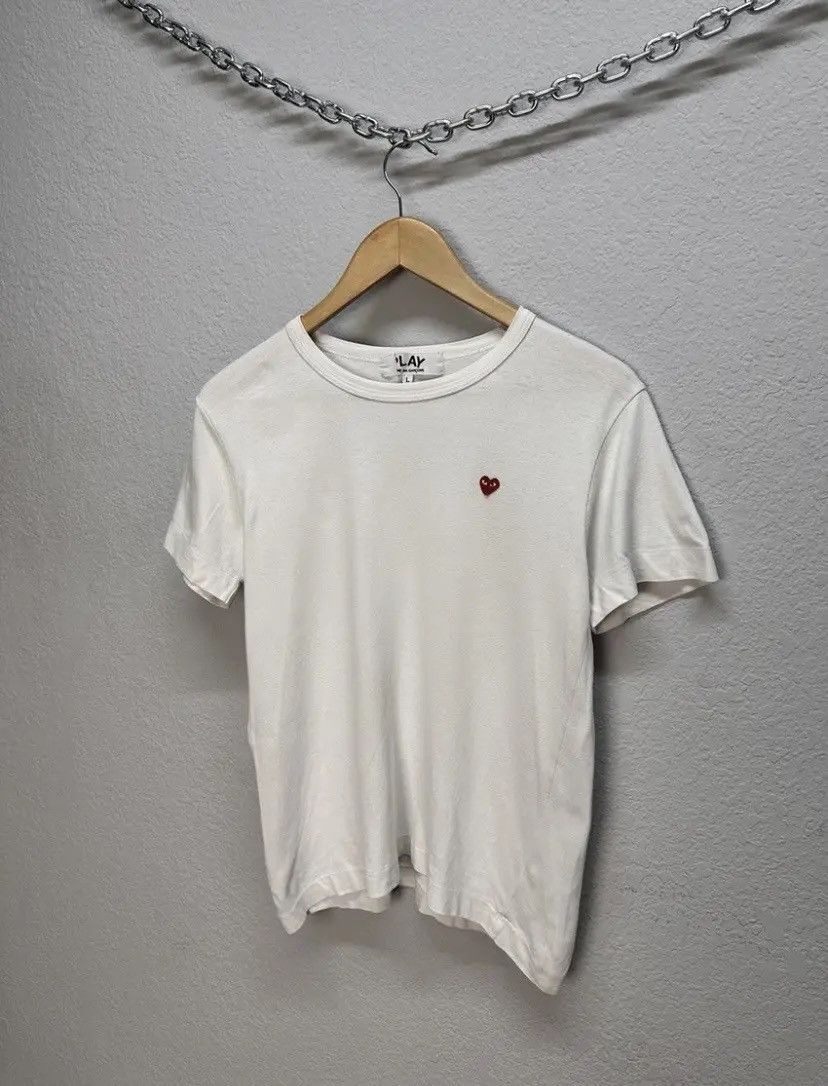 Comme des Garcons × Designer × Japanese Brand Comme Des Garcons Green Love Tee Logo Japanese Size US L / EU 52-54 / 3 - 5 Thumbnail