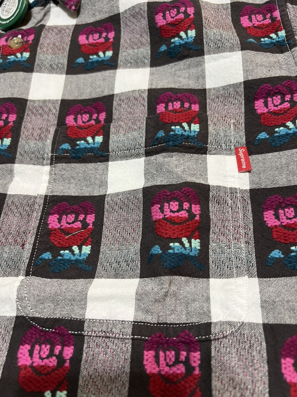 Supreme 🔥SS19 Supreme Buffalo Plaid Rose L/S BUTTON UP SMALL🔥 Size US S / EU 44-46 / 1 - 5 Thumbnail