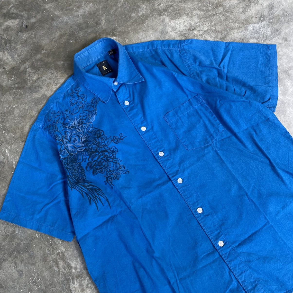 Karl Kani Karl Kani Rose Tattoo Button up Shirt Size US XL / EU 56 / 4 - 2 Thumbnail