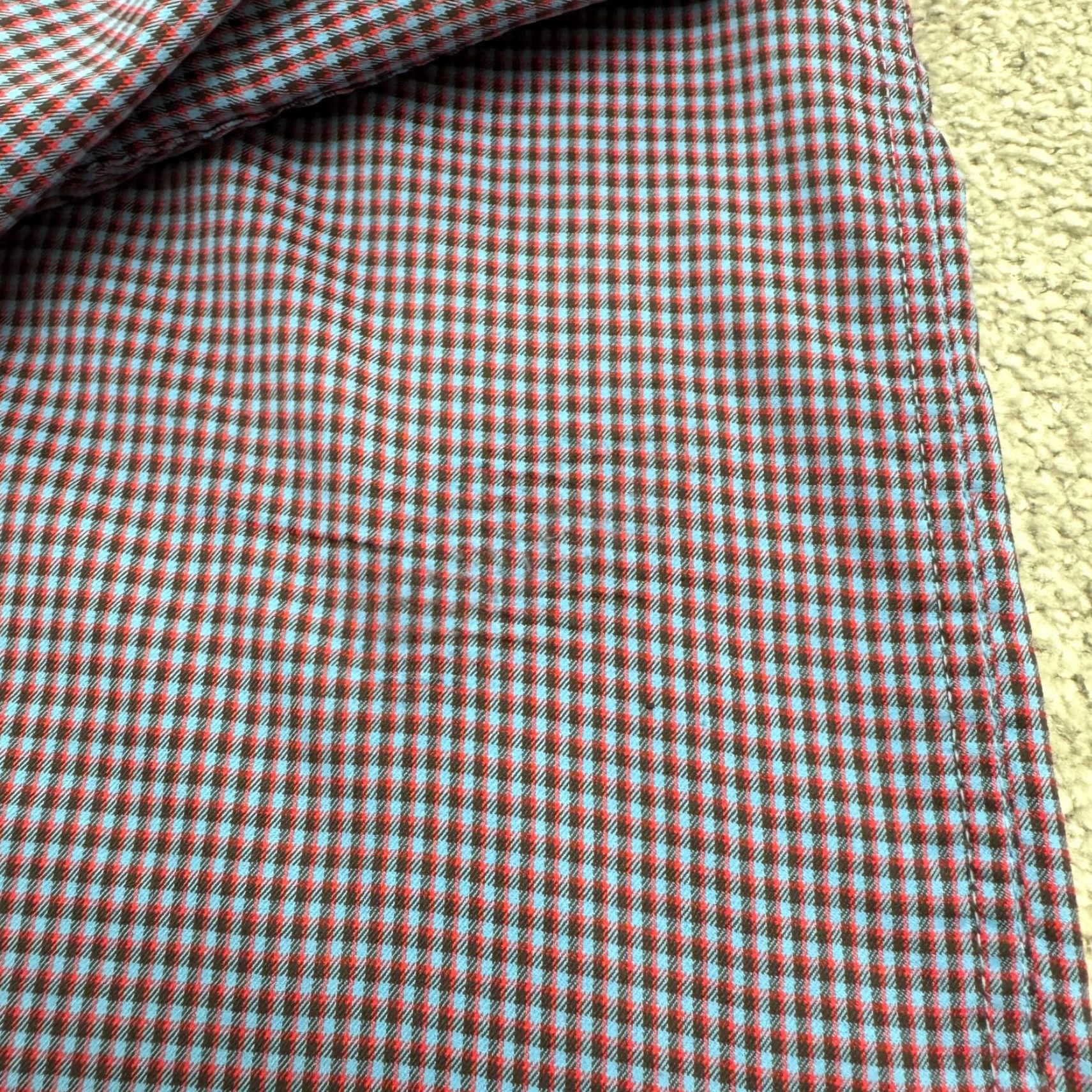 UNTUCKit UNTUCKit Button-Up Shirt Mens XL Regular Fit Plaid Button-Down Red Blue Multicolor Classic Casual Shirt Size US XL / EU 56 / 4 - 5 Thumbnail