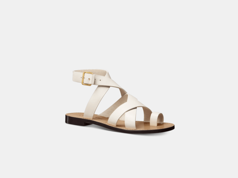 Dior o1w1db10725 KCO024 Sun Toe-Ring Sandals in White Size US 8 / IT 38 - 2 Thumbnail