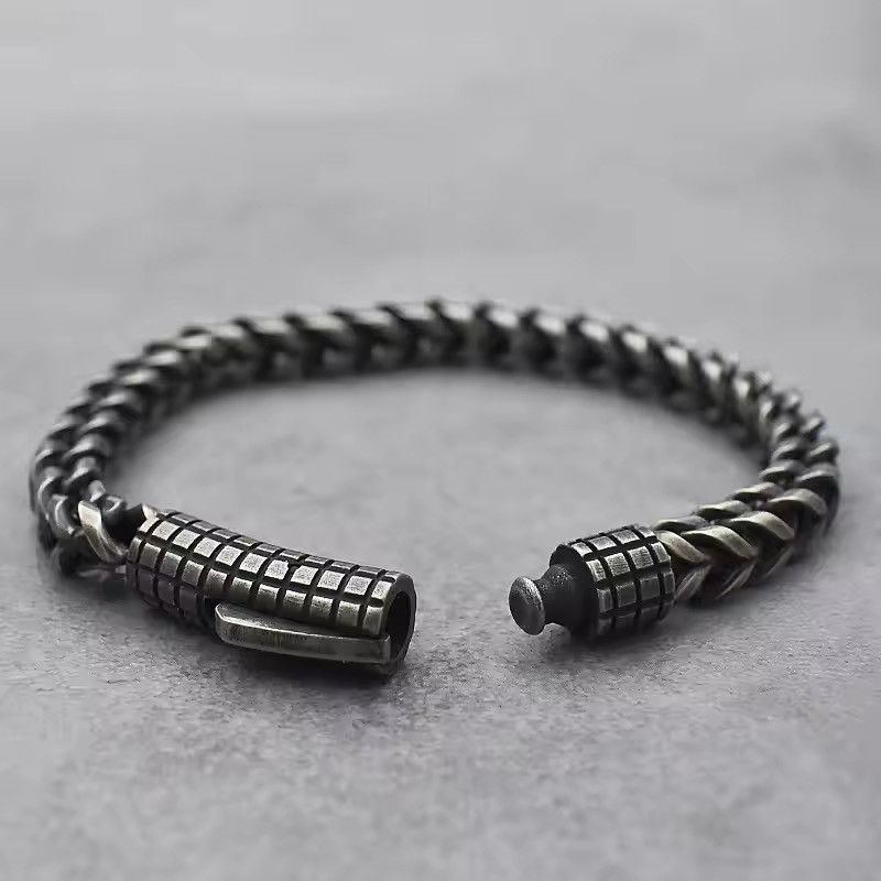 Jewelry Men Vintage Cuban Bracelet Size ONE SIZE - 3 Thumbnail