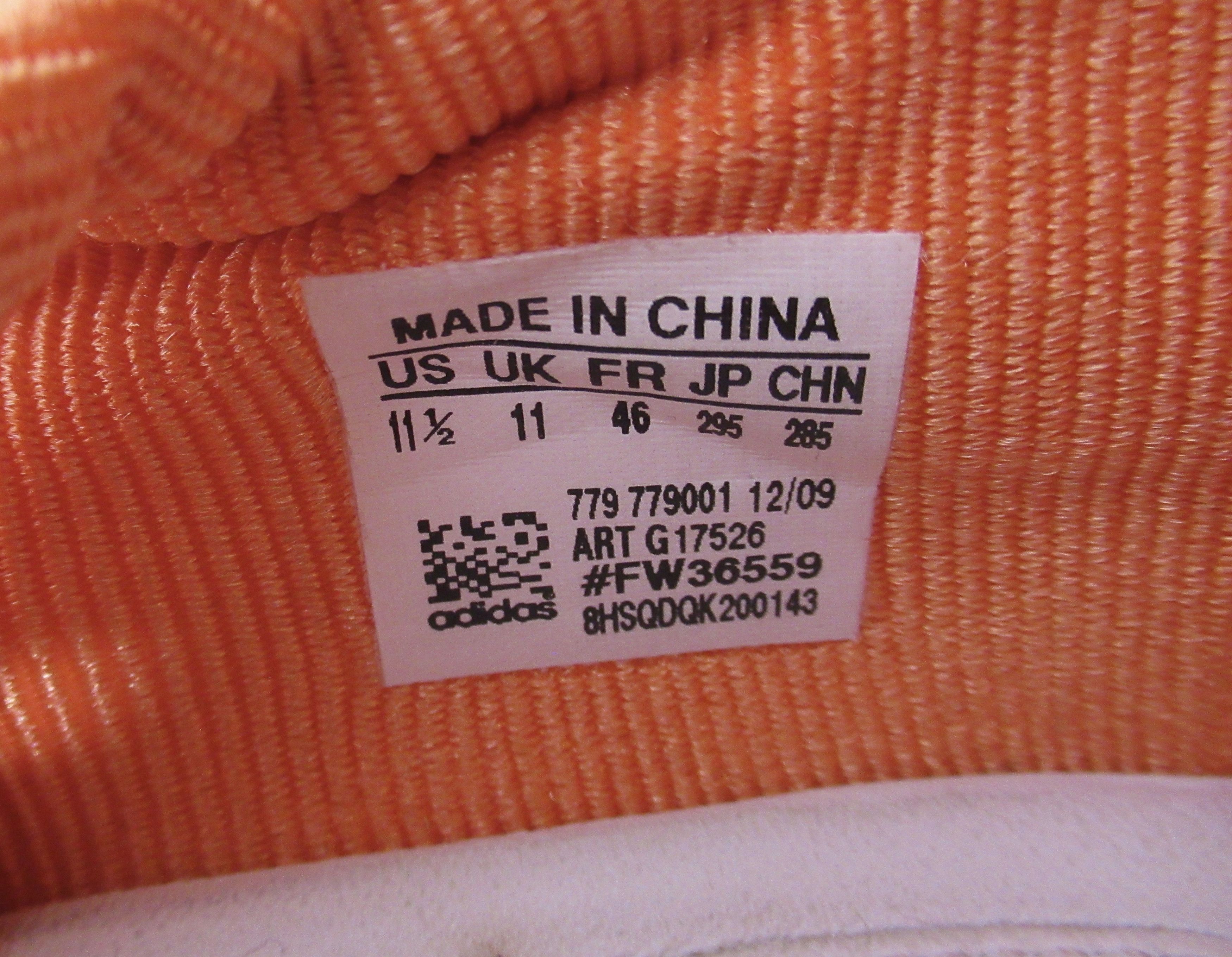 Y-3 Y-3 Breathable Leather Mesh Sneaker White Orange G17526 Size US 11.5 / EU 44-45 - 12 Thumbnail