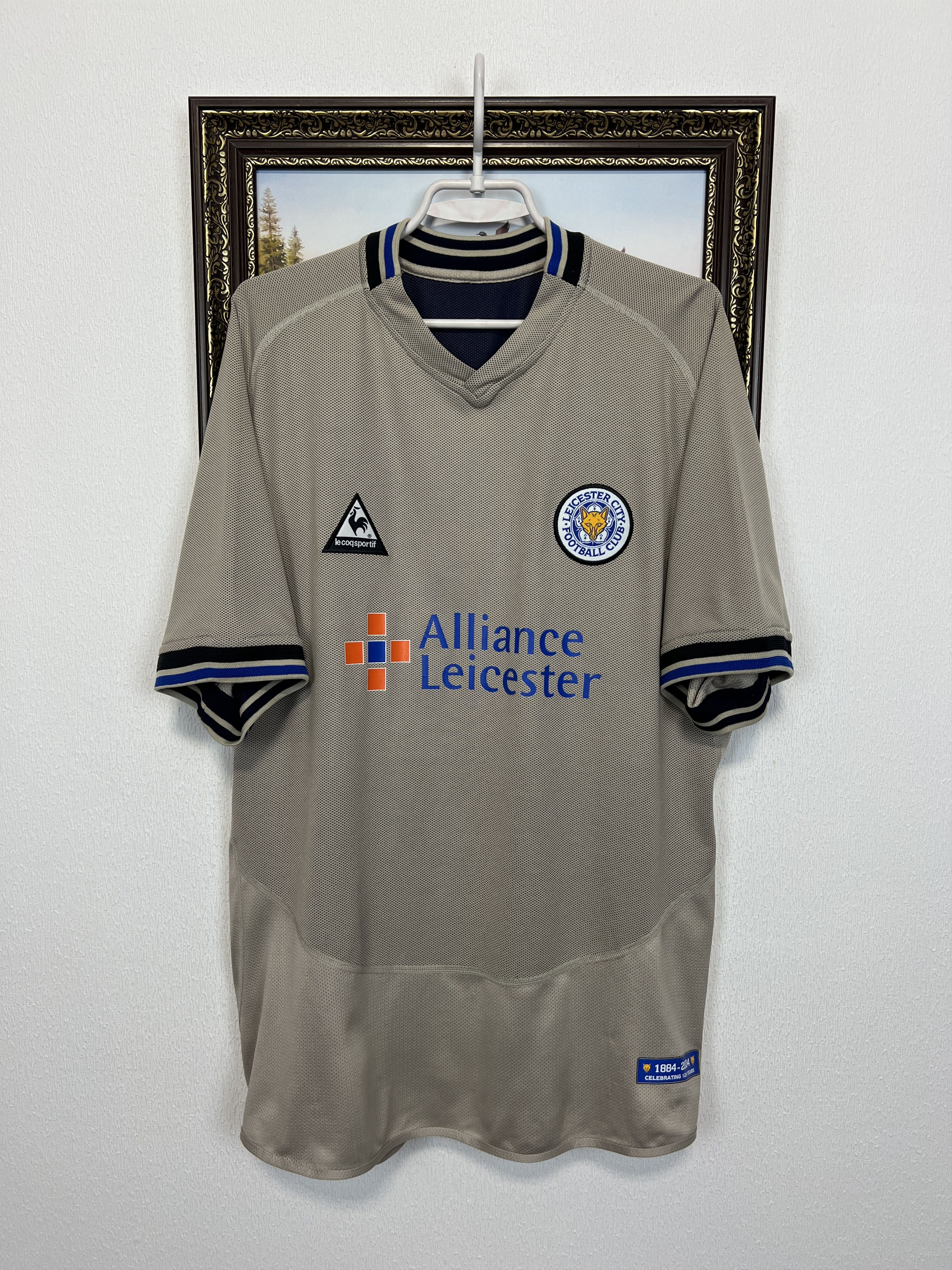 Le Coq Sportif Leicester City Away football shirt 2004 Soccer Jersey Size US XL / EU 56 / 4 - 1 Thumbnail