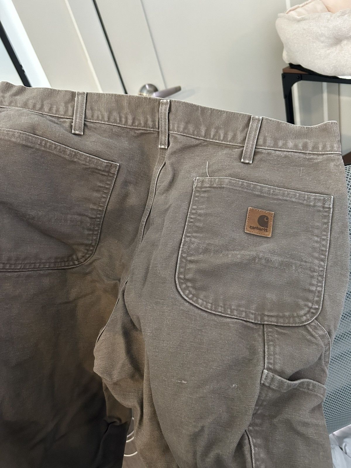 Carhartt Taupe Vintage Carhartt Carpenter Pant Size US 34 / EU 50 - 9 Thumbnail