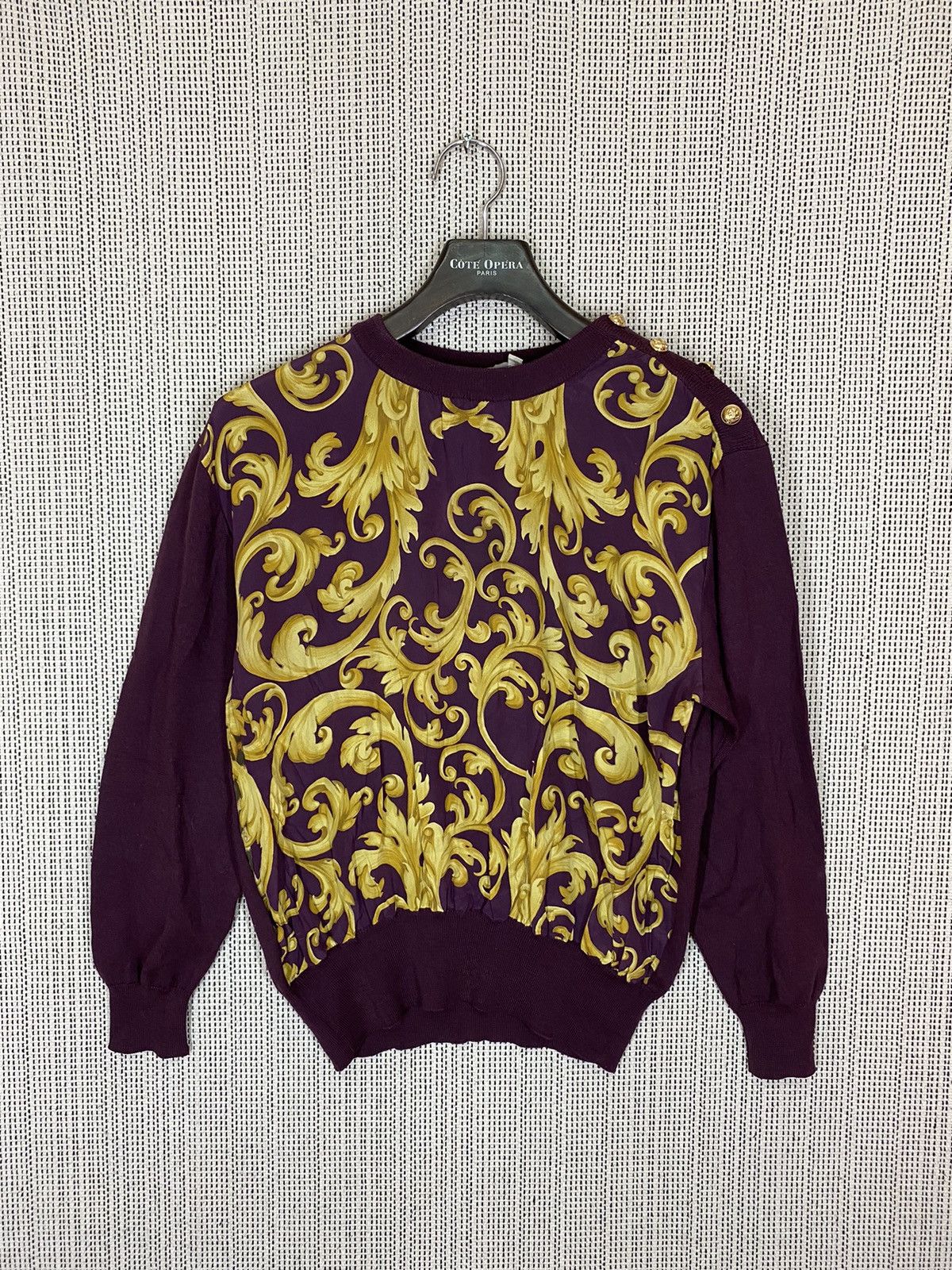 Salvatore Ferragamo ‼️VINTAGE FERRAGAMO SWEATER CLASSIC STYLE Size US M / EU 48-50 / 2 - 1 Thumbnail