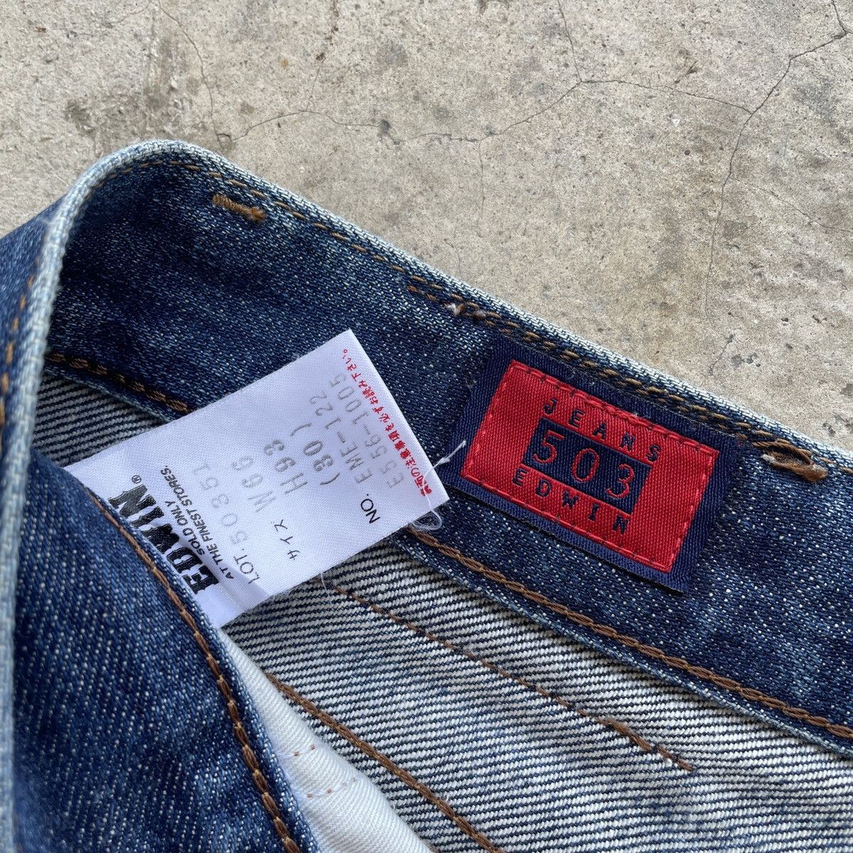 Japanese Brand W29 Vintage Edwin 503 Faded BOOTCUT Jeans FLARE Pants Denim Size US 29 - 7 Thumbnail