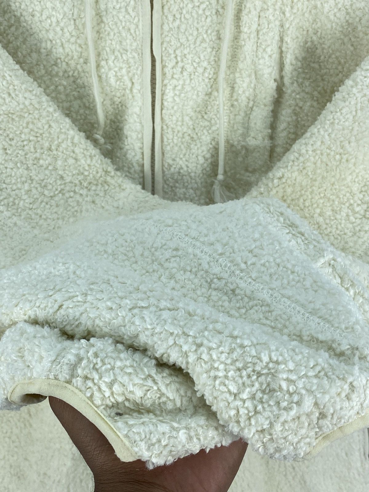 GU X Undercover Sherpa Hoodie Parka Long Jacket