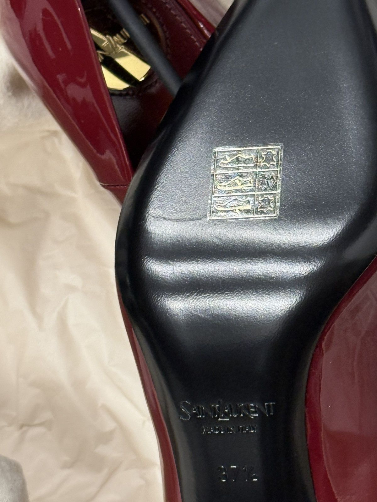 Saint Laurent Paris Saint Laurent Heels 👠 37.5 Size US 7.5 / IT 37.5 - 3 Thumbnail