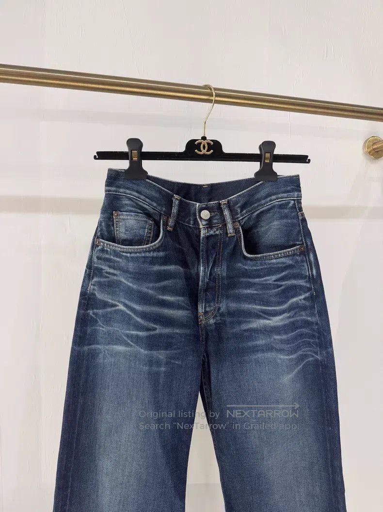 Acne Studios Acne Studios 2021 Washed Water Ripple Straight Leg Jeans Size 42" / US 20 - 4 Thumbnail