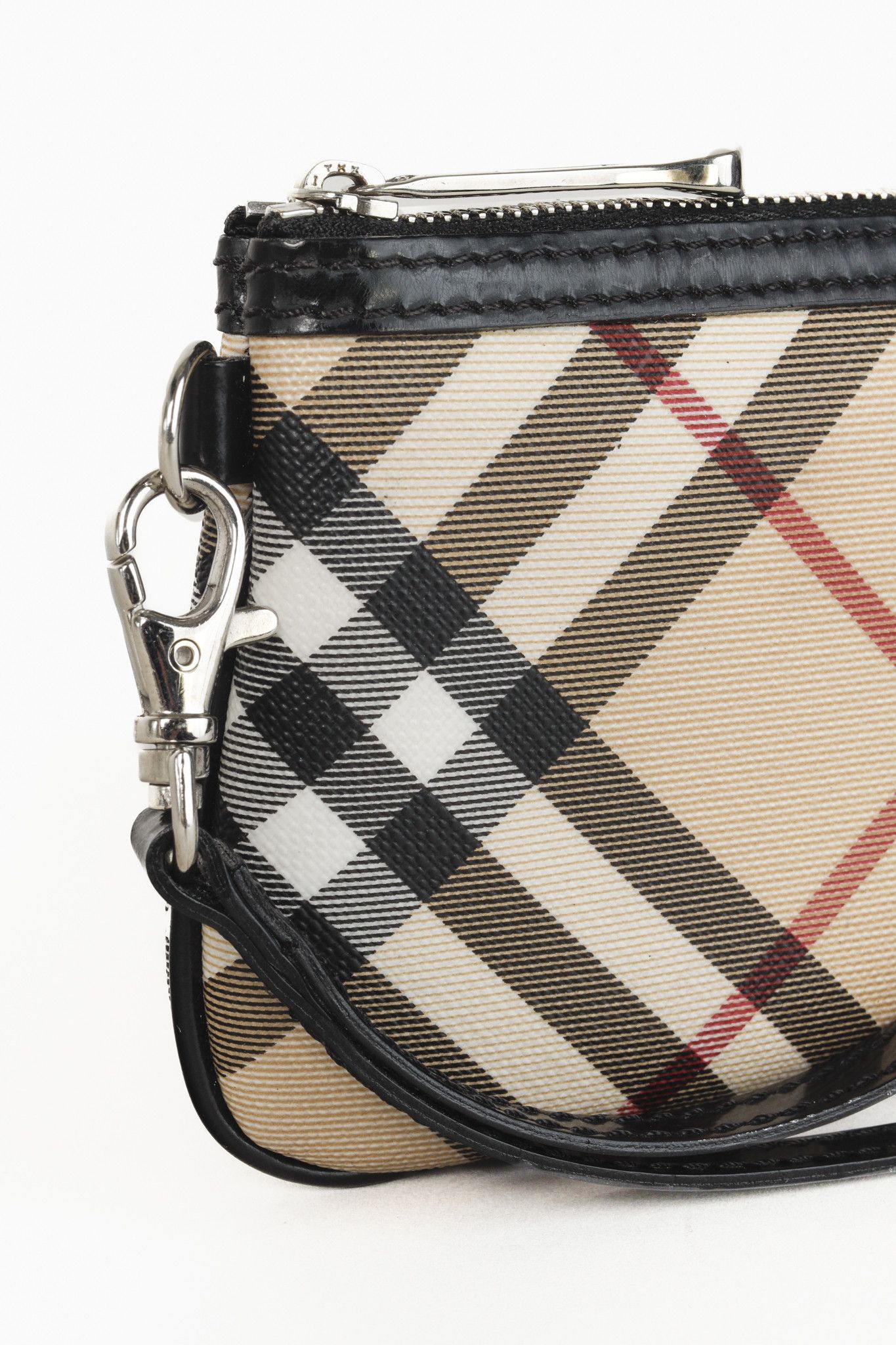 Burberry Burberry Basic Nova Check Flat Pouch Wristlet Size ONE SIZE - 4 Thumbnail