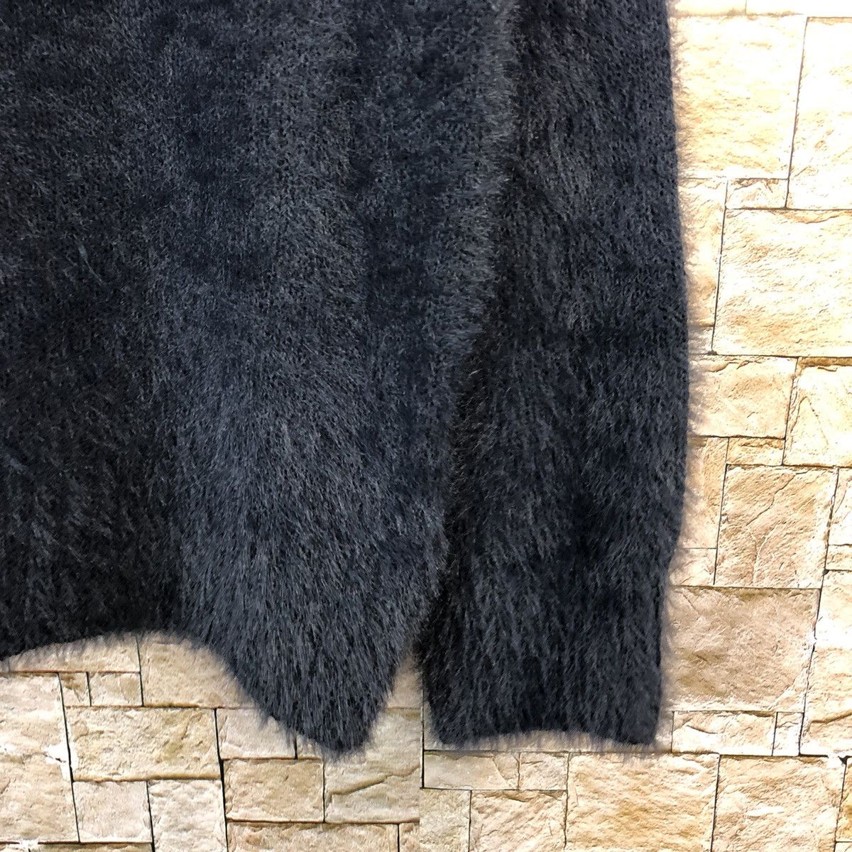 Homespun Knitwear Earth Music& Econology Shag Shaggy Fur Mohair Knitwear #A490 Size S / US 4 / IT 40 - 8 Thumbnail