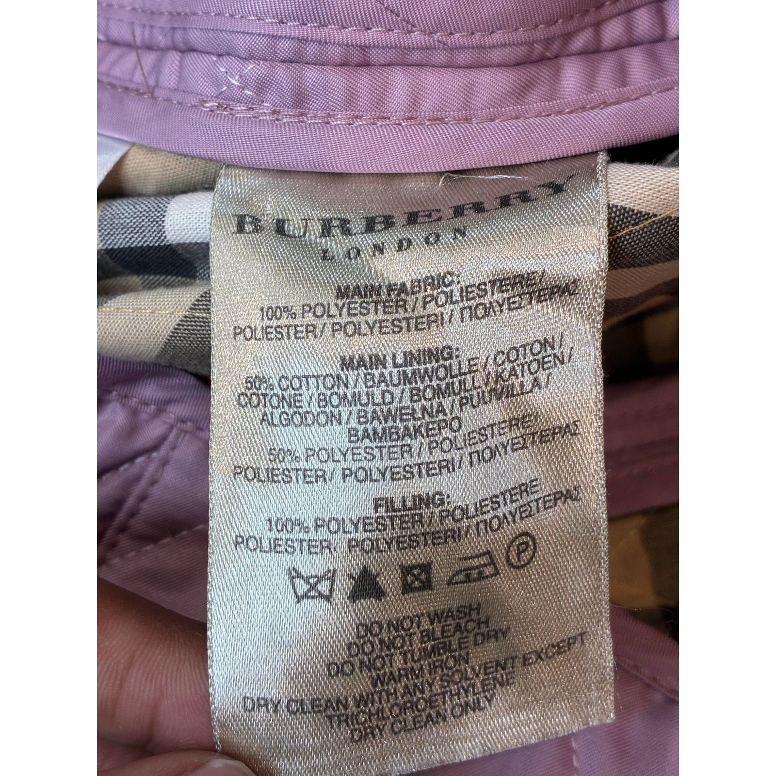 Burberry Burberry Light Pink Jacket Size XL / US 12-14 / IT 48-50 - 5 Thumbnail
